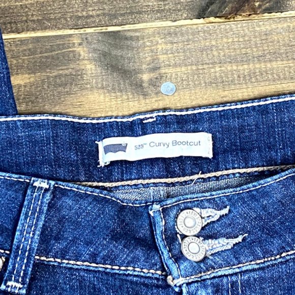 Levi's 529 Curvy Bootcut Jeans Size 12 - Picture 6 of 12